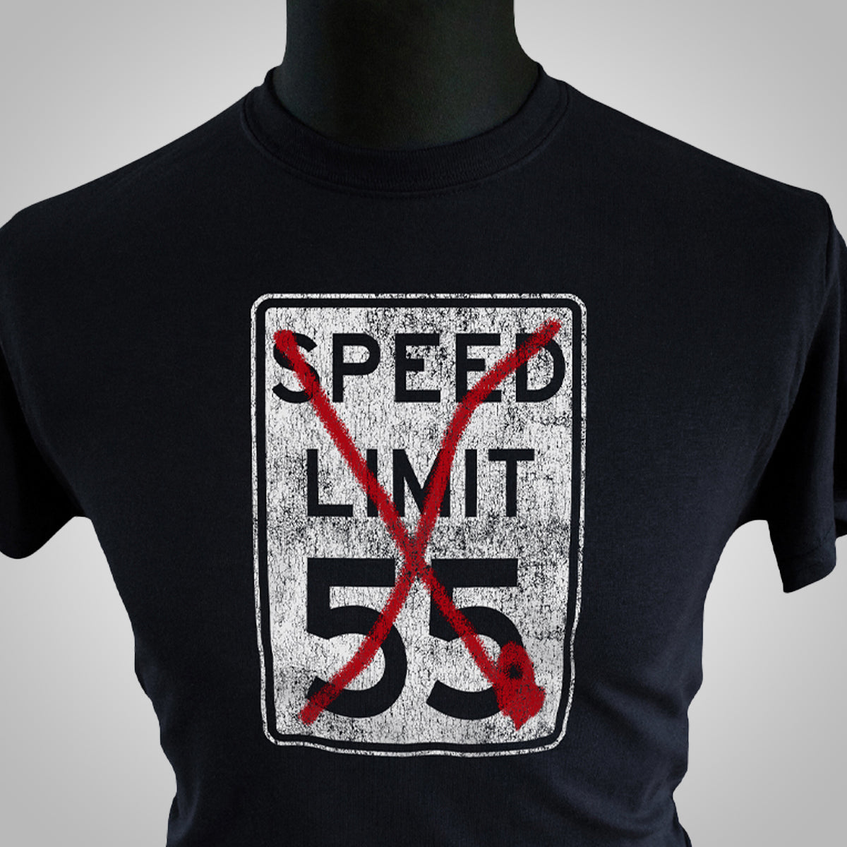 Speed Limit 55 T Shirt (Black)