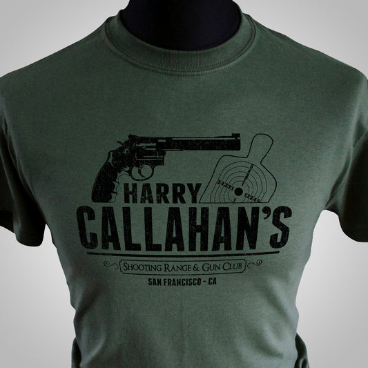 Harry Callahan's Shooting Range and Gun Club T Shirt (Colour Options)