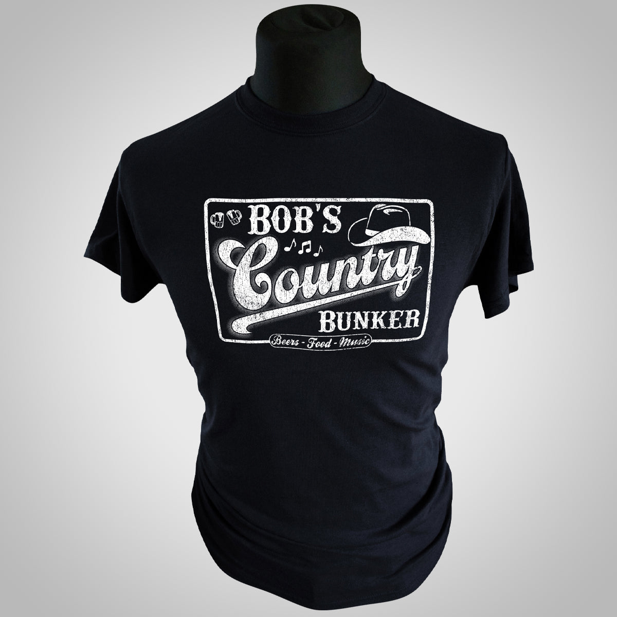 Bob's Country Bunker T Shirt (Colour Options)