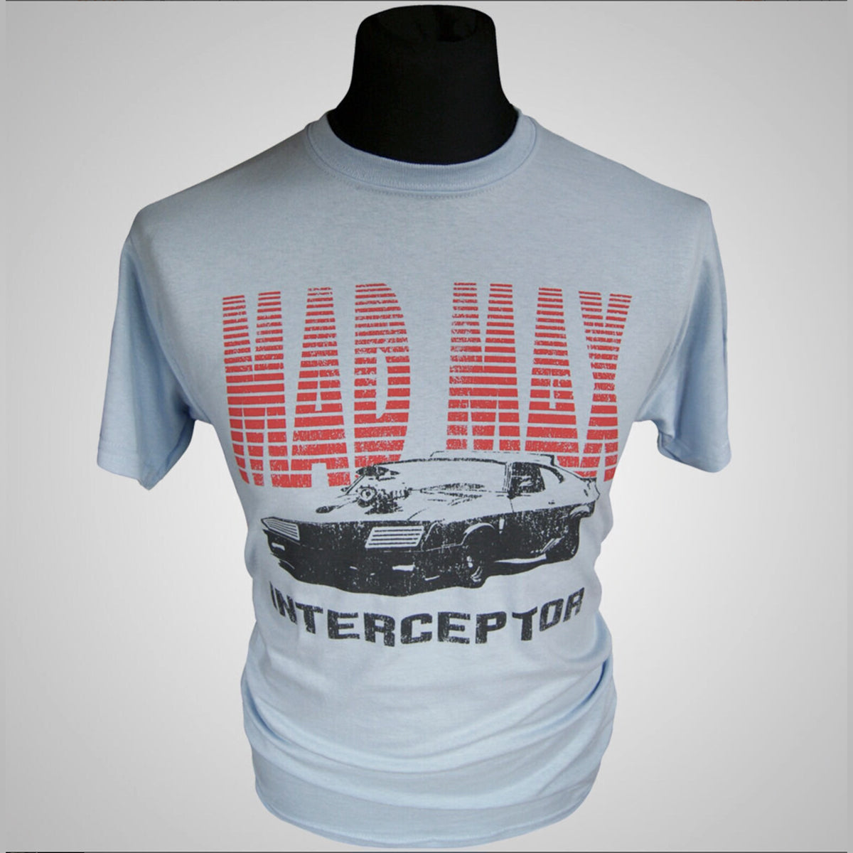 Mad Max Interceptor T Shirt (Light Blue)
