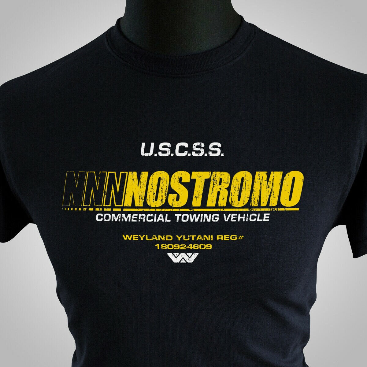 Nostromo (Alien) T Shirt (Colour Options) – Time Tunnel T-Shirts