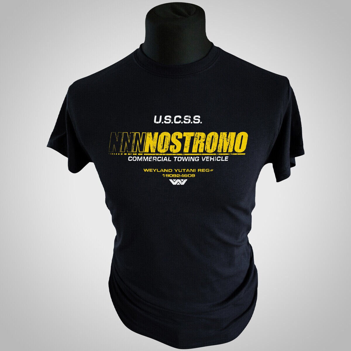 Nostromo (Alien) T Shirt (Colour Options) – Time Tunnel T-Shirts