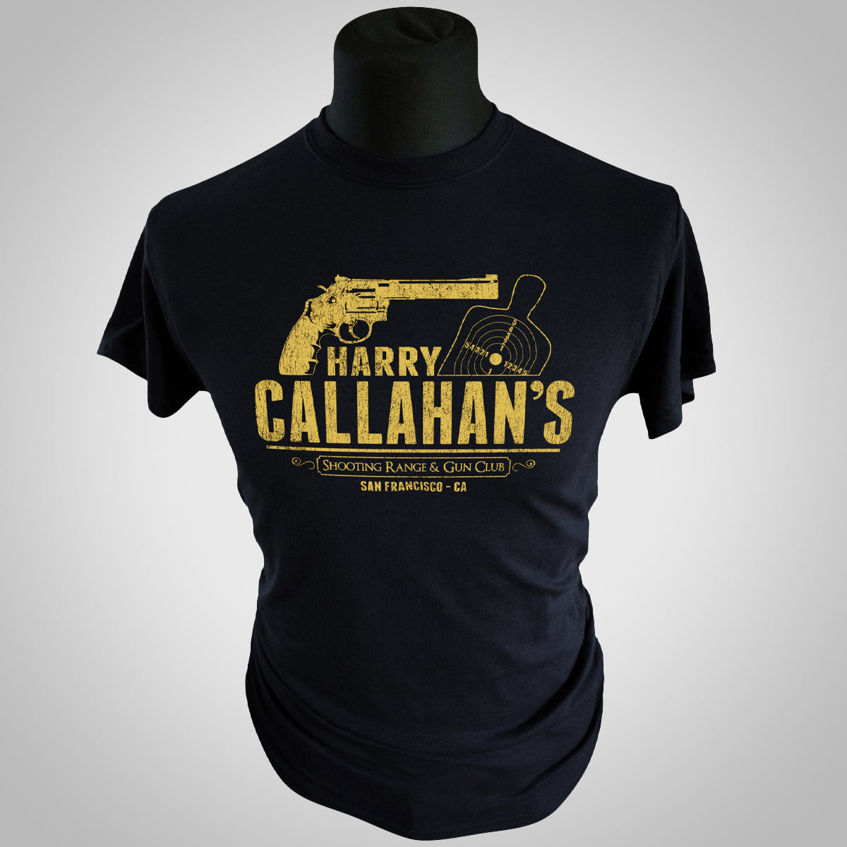 Harry Callahan's Shooting Range and Gun Club T Shirt (Colour Options)