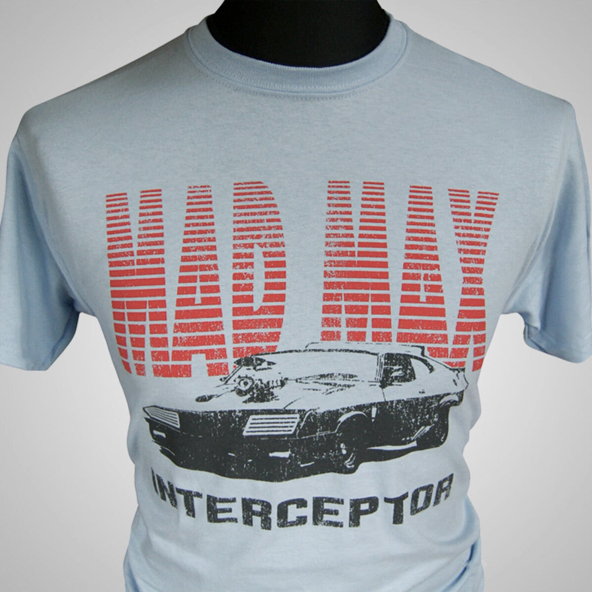 Mad Max Interceptor T Shirt (Light Blue)