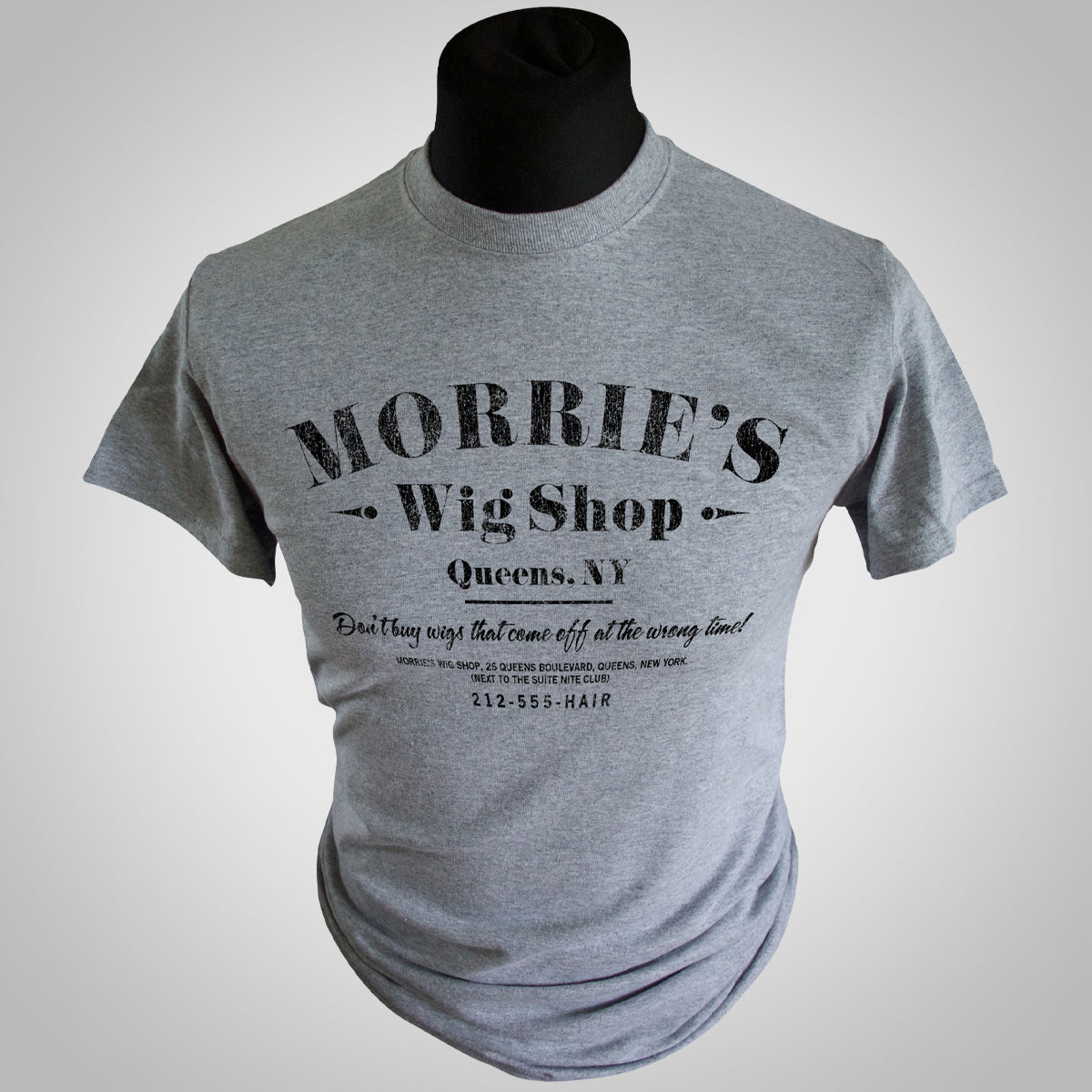 Morrie's Wig Shop T Shirt (Colour Options)