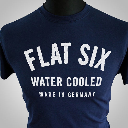 Flat Six Water Cooled T Shirt (Colour Options)