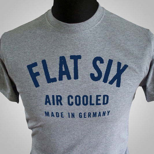 Flat Six Air Cooled T Shirt (Colour Options)