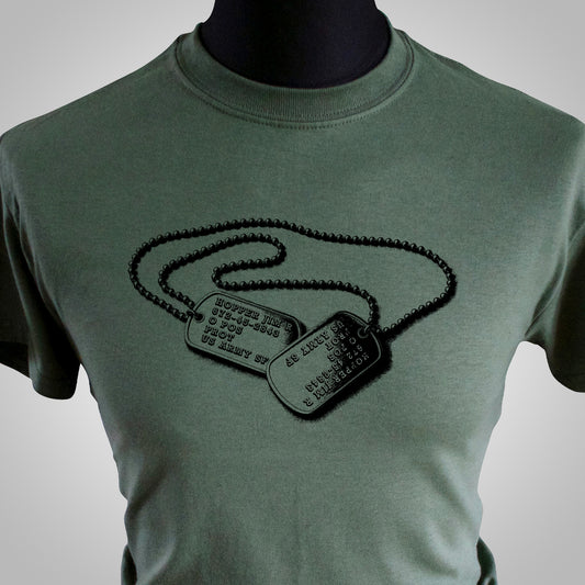 Jim Hopper Dog Tags T Shirt (Colour Options)
