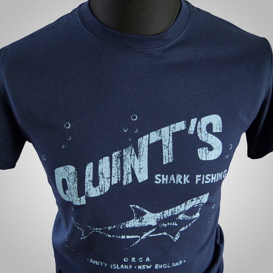 Quint's Shark Fishing T Shirt (Colour Options)