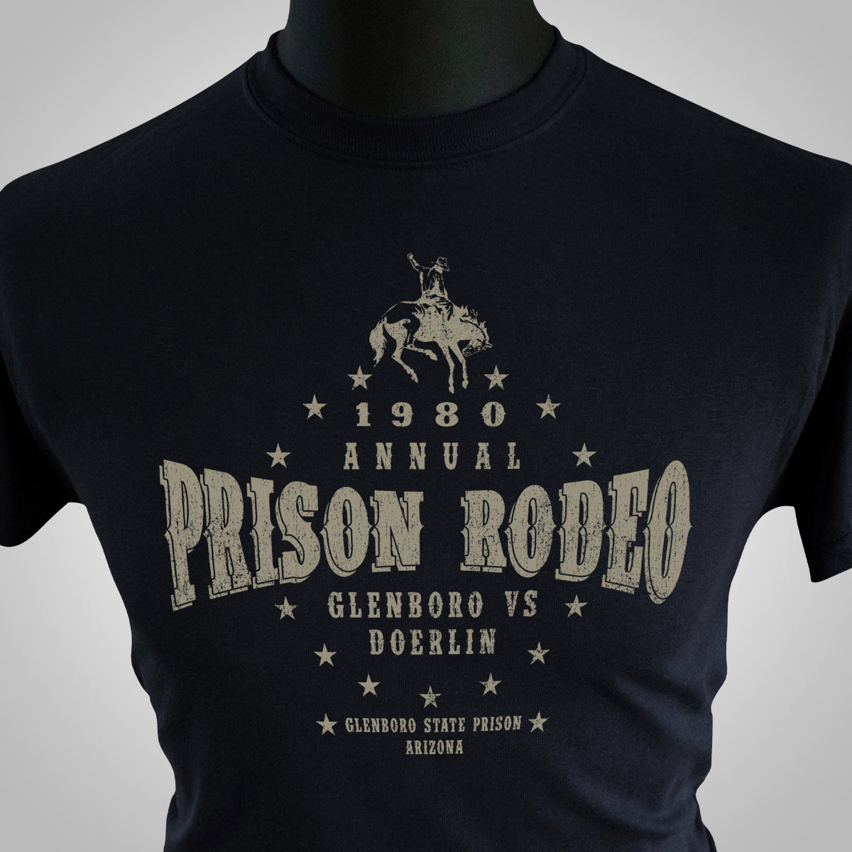 Stir Crazy Prison Rodeo T Shirt (Colour Options)