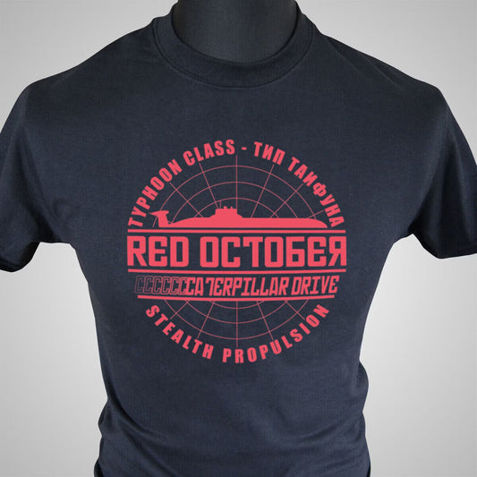 Red October T Shirt (Colour Options)