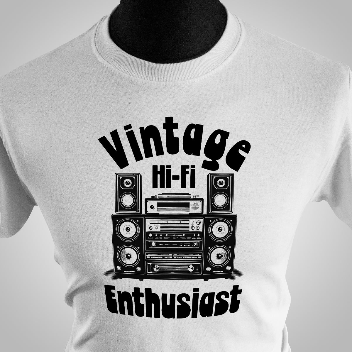 Vintage HiFi Enthusiast T Shirt (Colour Options)