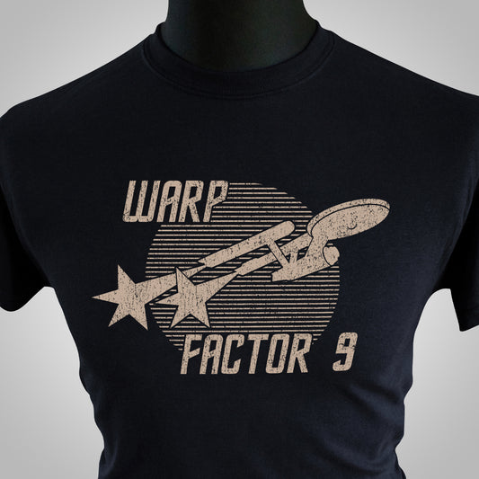 Warp Factor 9 T Shirt (Colour options)